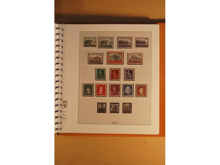 1872/1945, ungebrauchte, postfrische und gestempelte Sammlung mit vielen besseren Werten, dazu Kolonien und Auslandspostämter