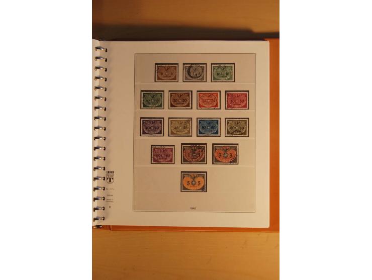 1872/1945, ungebrauchte, postfrische und gestempelte Sammlung mit vielen besseren Werten, dazu Kolonien und Auslandspostämter