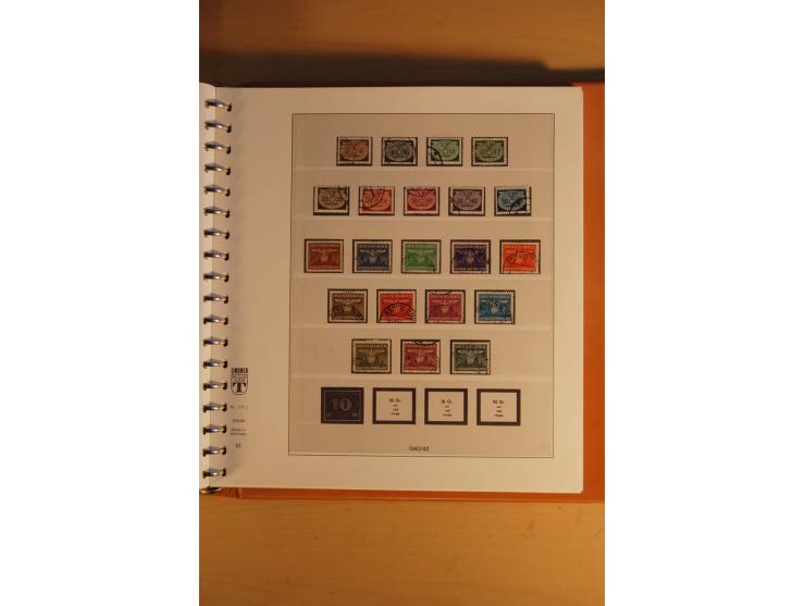 1872/1945, ungebrauchte, postfrische und gestempelte Sammlung mit vielen besseren Werten, dazu Kolonien und Auslandspostämter