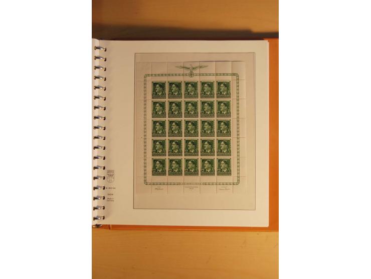 1872/1945, ungebrauchte, postfrische und gestempelte Sammlung mit vielen besseren Werten, dazu Kolonien und Auslandspostämter