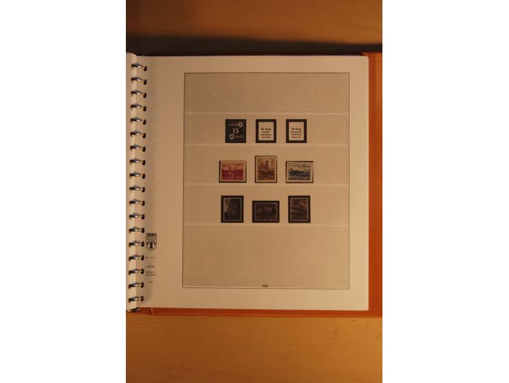 1872/1945, ungebrauchte, postfrische und gestempelte Sammlung mit vielen besseren Werten, dazu Kolonien und Auslandspostämter