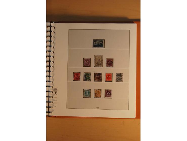 1872/1945, ungebrauchte, postfrische und gestempelte Sammlung mit vielen besseren Werten, dazu Kolonien und Auslandspostämter