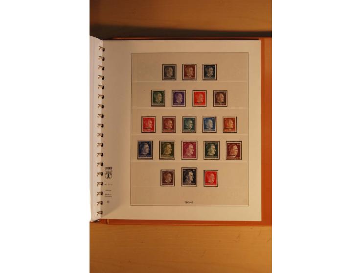 1872/1945, ungebrauchte, postfrische und gestempelte Sammlung mit vielen besseren Werten, dazu Kolonien und Auslandspostämter