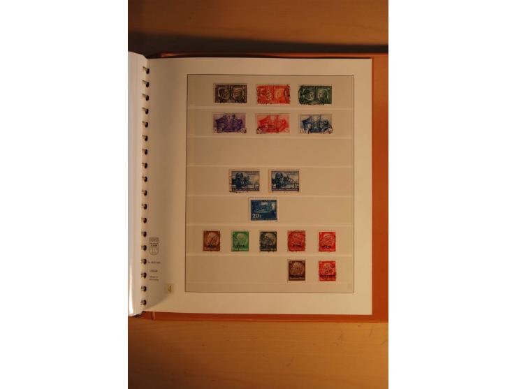 1872/1945, ungebrauchte, postfrische und gestempelte Sammlung mit vielen besseren Werten, dazu Kolonien und Auslandspostämter