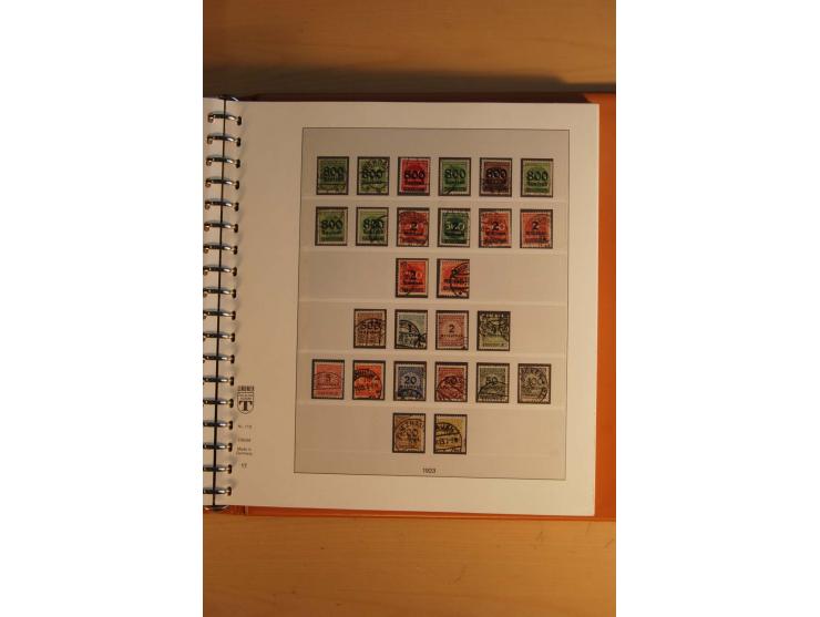 1872/1945, ungebrauchte, postfrische und gestempelte Sammlung mit vielen besseren Werten, dazu Kolonien und Auslandspostämter