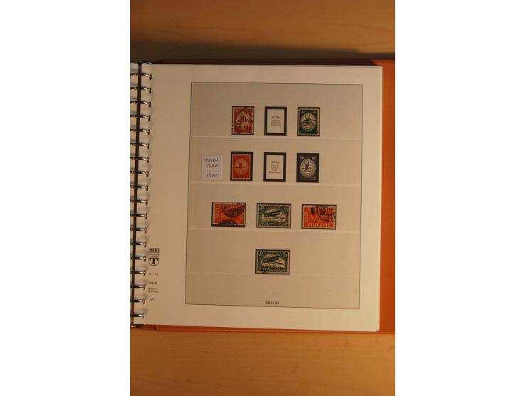 1872/1945, ungebrauchte, postfrische und gestempelte Sammlung mit vielen besseren Werten, dazu Kolonien und Auslandspostämter