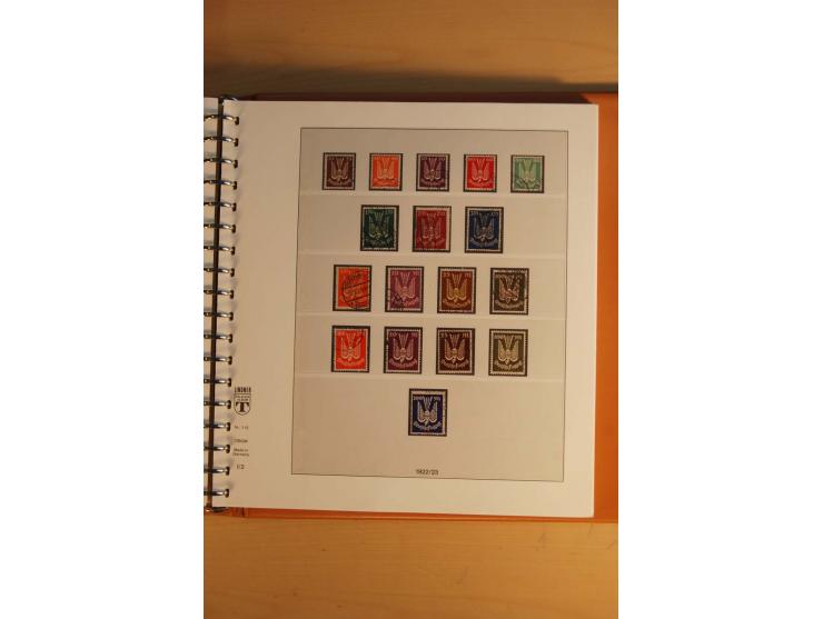 1872/1945, ungebrauchte, postfrische und gestempelte Sammlung mit vielen besseren Werten, dazu Kolonien und Auslandspostämter