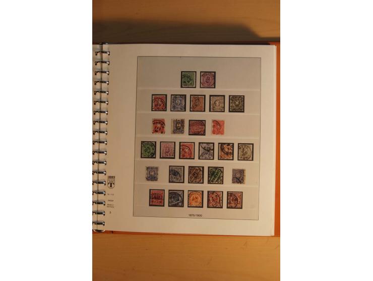 1872/1945, ungebrauchte, postfrische und gestempelte Sammlung mit vielen besseren Werten, dazu Kolonien und Auslandspostämter