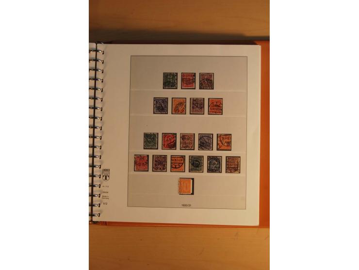 1872/1945, ungebrauchte, postfrische und gestempelte Sammlung mit vielen besseren Werten, dazu Kolonien und Auslandspostämter