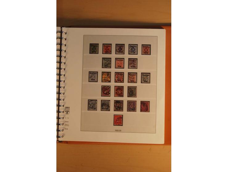 1872/1945, ungebrauchte, postfrische und gestempelte Sammlung mit vielen besseren Werten, dazu Kolonien und Auslandspostämter