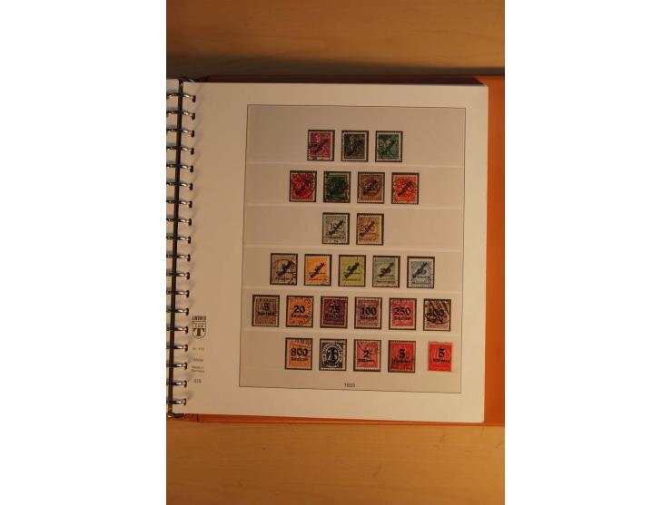 1872/1945, ungebrauchte, postfrische und gestempelte Sammlung mit vielen besseren Werten, dazu Kolonien und Auslandspostämter