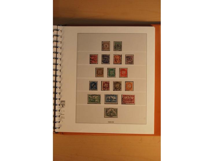 1872/1945, ungebrauchte, postfrische und gestempelte Sammlung mit vielen besseren Werten, dazu Kolonien und Auslandspostämter