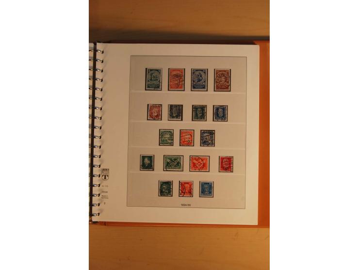 1872/1945, ungebrauchte, postfrische und gestempelte Sammlung mit vielen besseren Werten, dazu Kolonien und Auslandspostämter