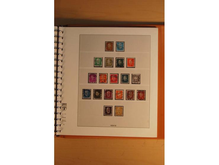 1872/1945, ungebrauchte, postfrische und gestempelte Sammlung mit vielen besseren Werten, dazu Kolonien und Auslandspostämter