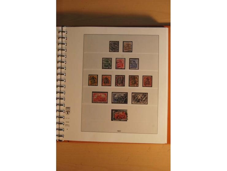 1872/1945, ungebrauchte, postfrische und gestempelte Sammlung mit vielen besseren Werten, dazu Kolonien und Auslandspostämter
