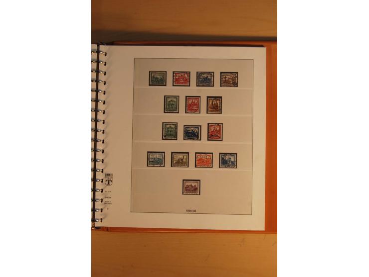 1872/1945, ungebrauchte, postfrische und gestempelte Sammlung mit vielen besseren Werten, dazu Kolonien und Auslandspostämter