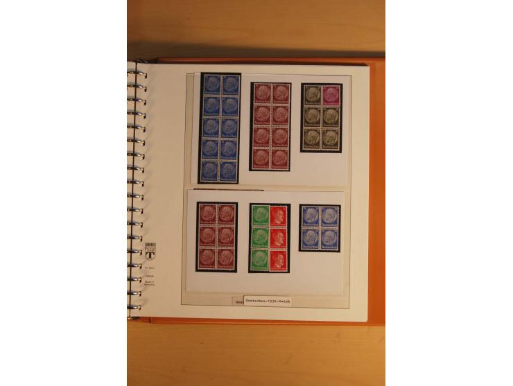1872/1945, ungebrauchte, postfrische und gestempelte Sammlung mit vielen besseren Werten, dazu Kolonien und Auslandspostämter