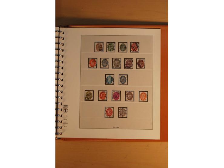 1872/1945, ungebrauchte, postfrische und gestempelte Sammlung mit vielen besseren Werten, dazu Kolonien und Auslandspostämter
