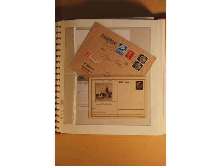 1872/1945, ungebrauchte, postfrische und gestempelte Sammlung mit vielen besseren Werten, dazu Kolonien und Auslandspostämter