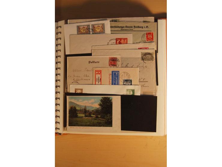 1872/1945, ungebrauchte, postfrische und gestempelte Sammlung mit vielen besseren Werten, dazu Kolonien und Auslandspostämter