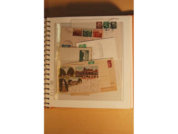 1872/1945, ungebrauchte, postfrische und gestempelte Sammlung mit vielen besseren Werten, dazu Kolonien und Auslandspostämter