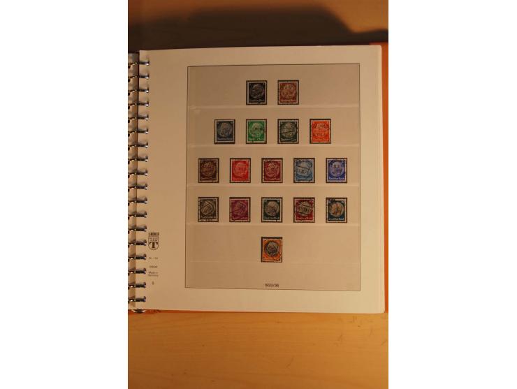 1872/1945, ungebrauchte, postfrische und gestempelte Sammlung mit vielen besseren Werten, dazu Kolonien und Auslandspostämter
