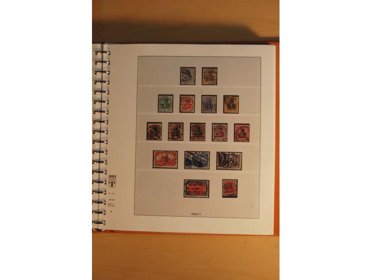 1872/1945, ungebrauchte, postfrische und gestempelte Sammlung mit vielen besseren Werten, dazu Kolonien und Auslandspostämter