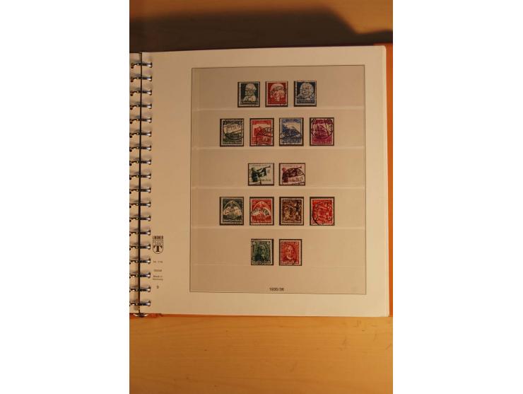 1872/1945, ungebrauchte, postfrische und gestempelte Sammlung mit vielen besseren Werten, dazu Kolonien und Auslandspostämter