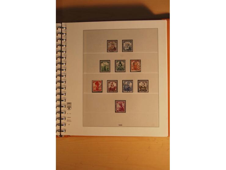 1872/1945, ungebrauchte, postfrische und gestempelte Sammlung mit vielen besseren Werten, dazu Kolonien und Auslandspostämter