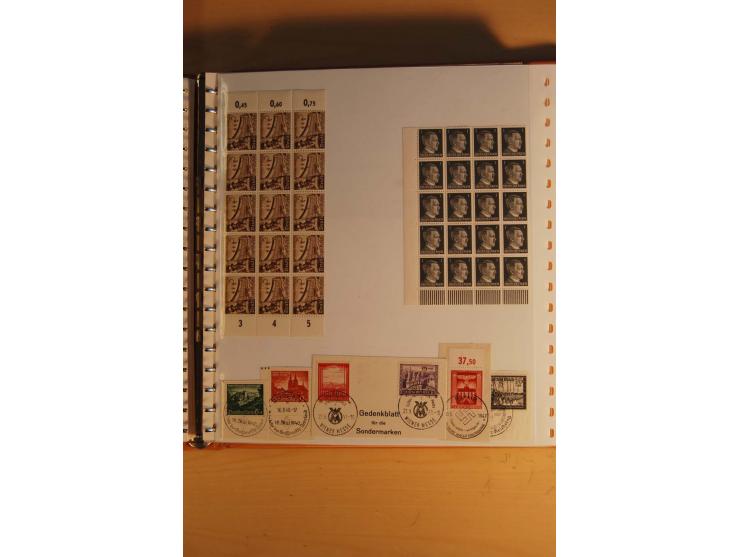 1872/1945, ungebrauchte, postfrische und gestempelte Sammlung mit vielen besseren Werten, dazu Kolonien und Auslandspostämter