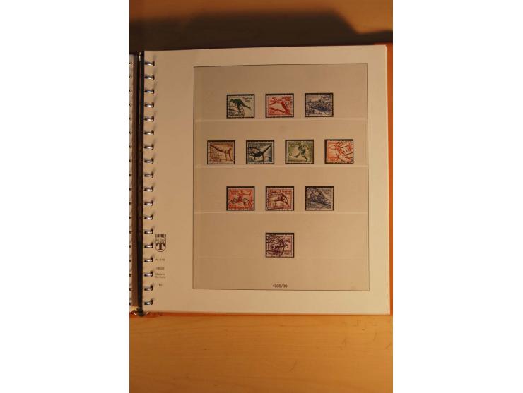 1872/1945, ungebrauchte, postfrische und gestempelte Sammlung mit vielen besseren Werten, dazu Kolonien und Auslandspostämter