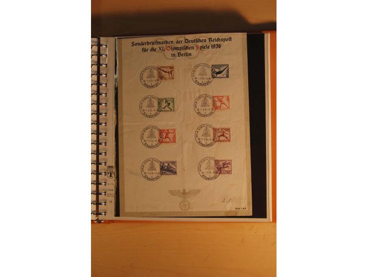 1872/1945, ungebrauchte, postfrische und gestempelte Sammlung mit vielen besseren Werten, dazu Kolonien und Auslandspostämter