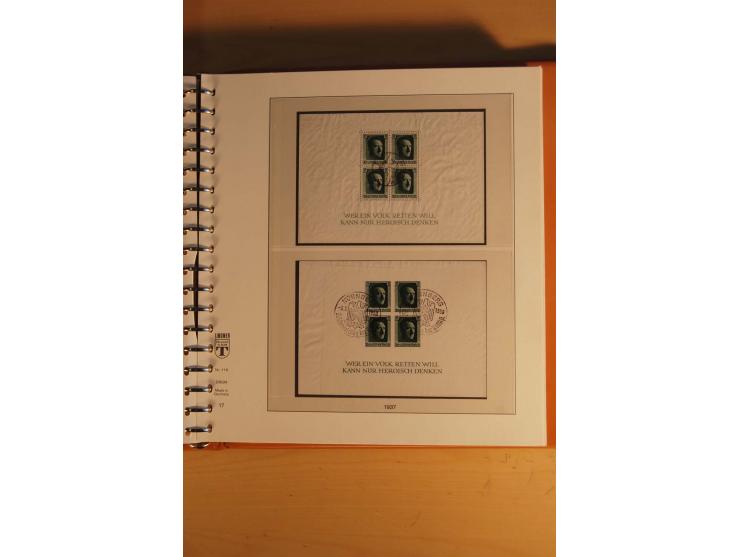 1872/1945, ungebrauchte, postfrische und gestempelte Sammlung mit vielen besseren Werten, dazu Kolonien und Auslandspostämter