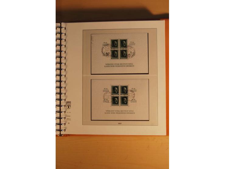 1872/1945, ungebrauchte, postfrische und gestempelte Sammlung mit vielen besseren Werten, dazu Kolonien und Auslandspostämter