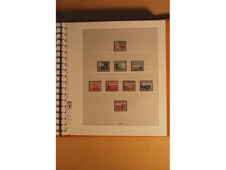 1872/1945, ungebrauchte, postfrische und gestempelte Sammlung mit vielen besseren Werten, dazu Kolonien und Auslandspostämter