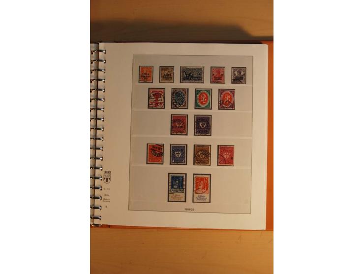 1872/1945, ungebrauchte, postfrische und gestempelte Sammlung mit vielen besseren Werten, dazu Kolonien und Auslandspostämter