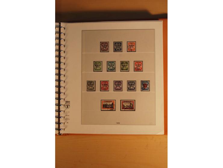1872/1945, ungebrauchte, postfrische und gestempelte Sammlung mit vielen besseren Werten, dazu Kolonien und Auslandspostämter