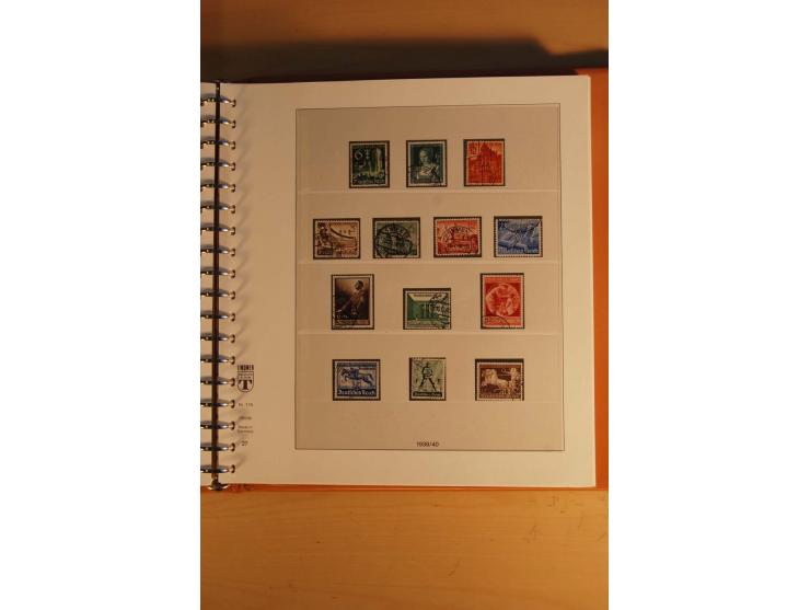 1872/1945, ungebrauchte, postfrische und gestempelte Sammlung mit vielen besseren Werten, dazu Kolonien und Auslandspostämter