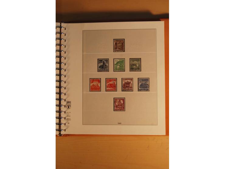 1872/1945, ungebrauchte, postfrische und gestempelte Sammlung mit vielen besseren Werten, dazu Kolonien und Auslandspostämter