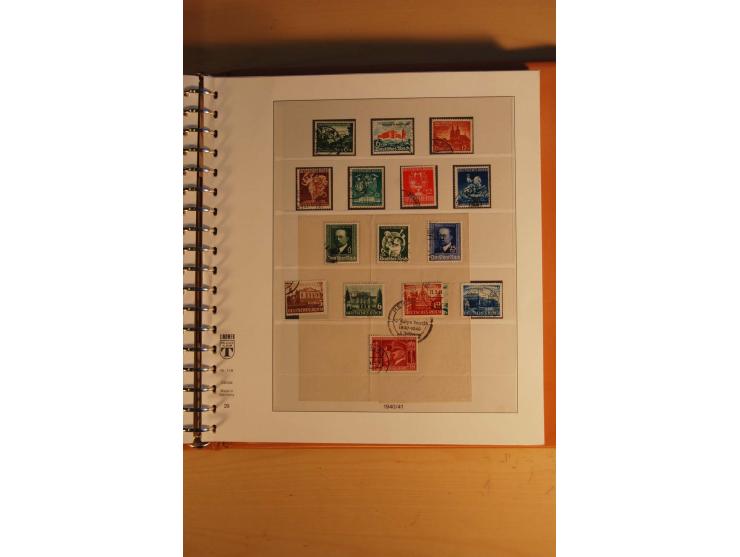 1872/1945, ungebrauchte, postfrische und gestempelte Sammlung mit vielen besseren Werten, dazu Kolonien und Auslandspostämter