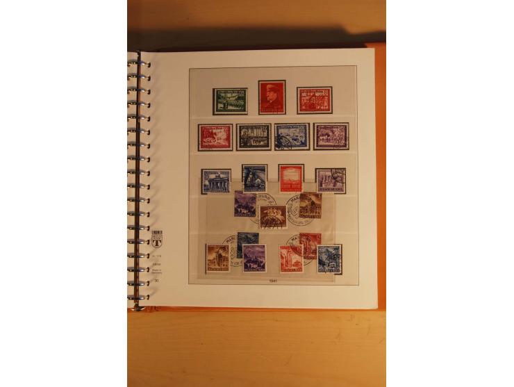 1872/1945, ungebrauchte, postfrische und gestempelte Sammlung mit vielen besseren Werten, dazu Kolonien und Auslandspostämter