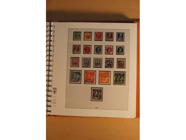 1872/1945, ungebrauchte, postfrische und gestempelte Sammlung mit vielen besseren Werten, dazu Kolonien und Auslandspostämter
