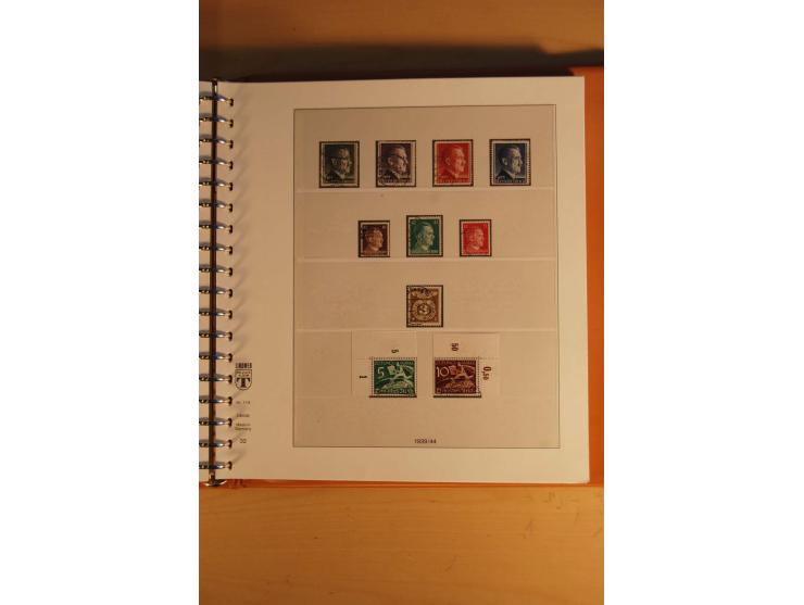 1872/1945, ungebrauchte, postfrische und gestempelte Sammlung mit vielen besseren Werten, dazu Kolonien und Auslandspostämter