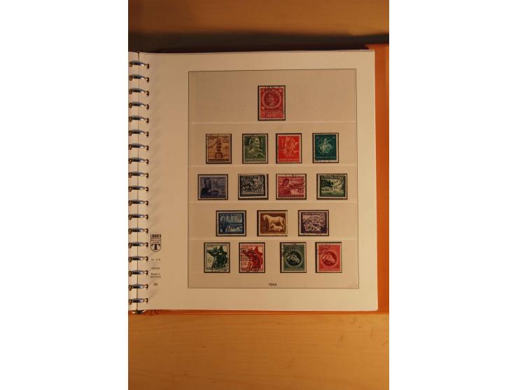 1872/1945, ungebrauchte, postfrische und gestempelte Sammlung mit vielen besseren Werten, dazu Kolonien und Auslandspostämter