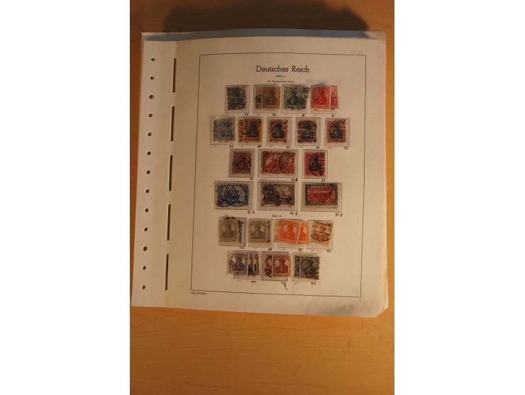 1872/1945, vorwiegend gestempelte Sammlung mit diversen besseren Werten dabei Mi..-Nr. 66, IV, 177-78, 181, 330B, 438-39 und 