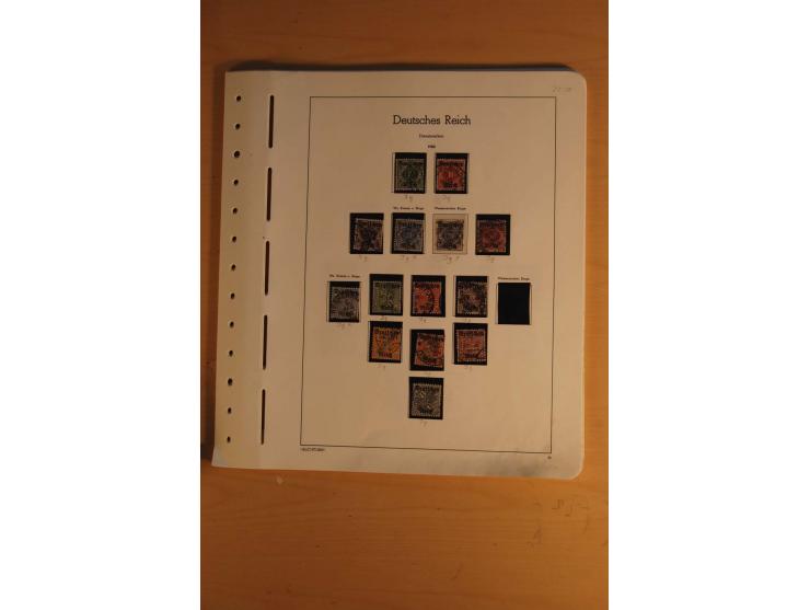 1872/1945, vorwiegend gestempelte Sammlung mit diversen besseren Werten dabei Mi..-Nr. 66, IV, 177-78, 181, 330B, 438-39 und 