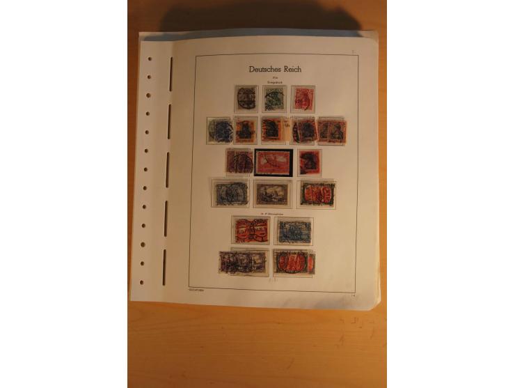 1872/1945, vorwiegend gestempelte Sammlung mit diversen besseren Werten dabei Mi..-Nr. 66, IV, 177-78, 181, 330B, 438-39 und 