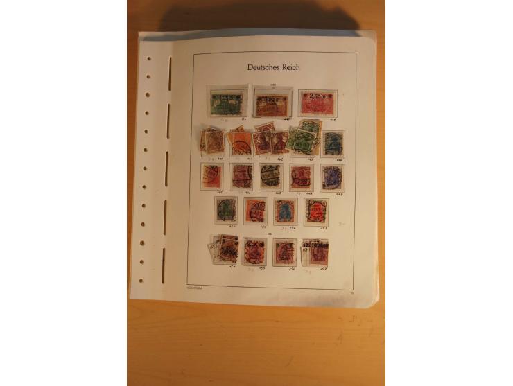 1872/1945, vorwiegend gestempelte Sammlung mit diversen besseren Werten dabei Mi..-Nr. 66, IV, 177-78, 181, 330B, 438-39 und 