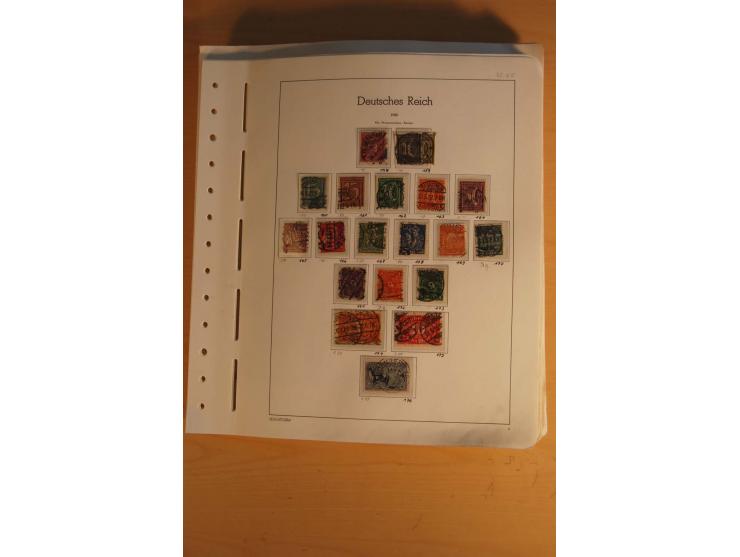 1872/1945, vorwiegend gestempelte Sammlung mit diversen besseren Werten dabei Mi..-Nr. 66, IV, 177-78, 181, 330B, 438-39 und 