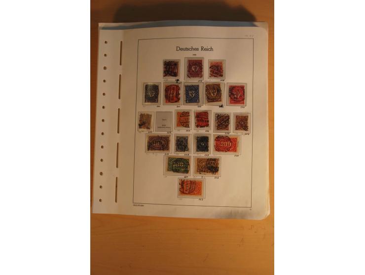 1872/1945, vorwiegend gestempelte Sammlung mit diversen besseren Werten dabei Mi..-Nr. 66, IV, 177-78, 181, 330B, 438-39 und 